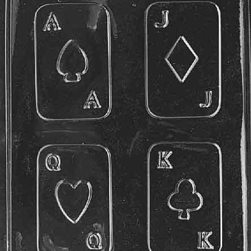 PLAYING CARDS POKER Chocolate Candy Mold Etsy