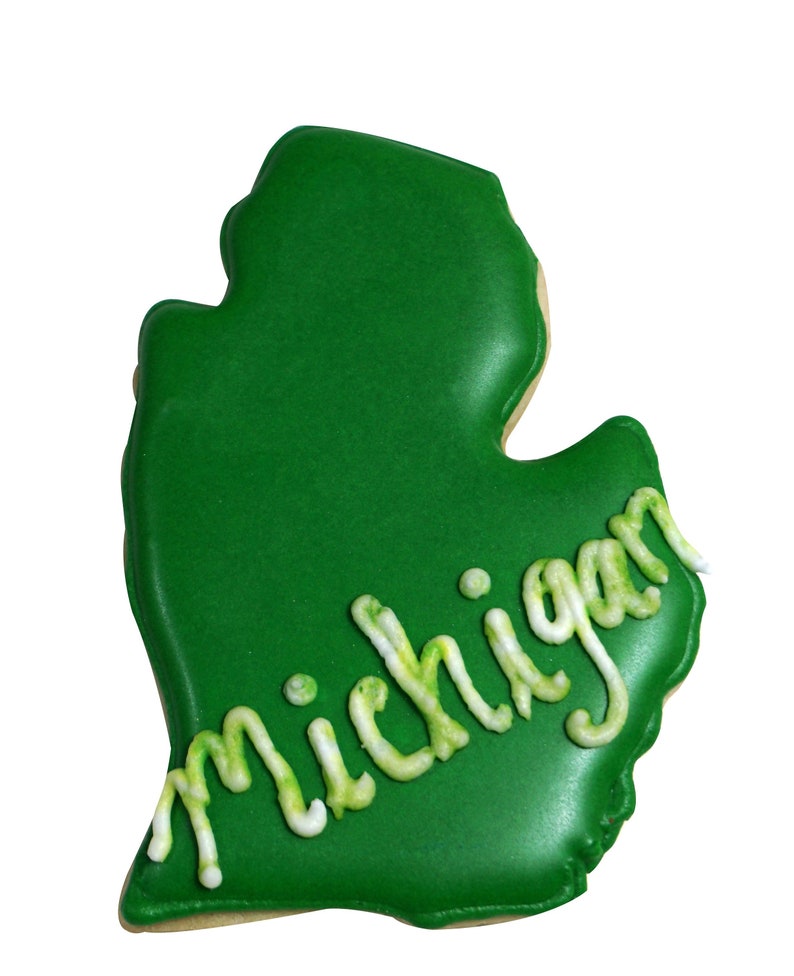 MICHIGAN Cookie Cutter State Metal 3 Inches Stencil Fondant Etsy