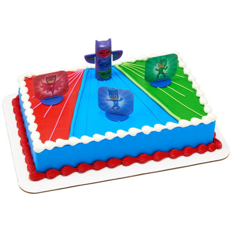 PJ MASKS Cake Topper We're On Our Way Totem Pole Cake Etsy PJ MASKS Cake Topper We're On Our Way Totem Pole Cake Etsy
