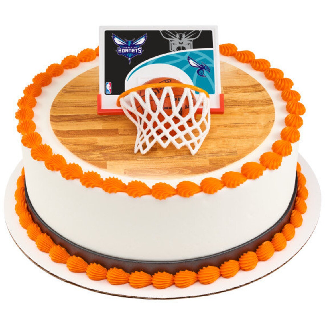 CHARLOTTE Cake Topper NBA Birthday Slam Dunk Team Cake Etsy