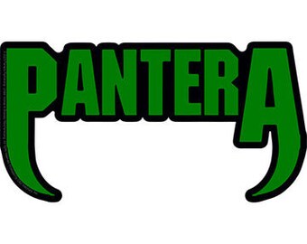 PANTERA Logo Sticker Decal - 6x3.15 Inch - Pantera Band Logo Album Heavy Metal Rock Band Vinyl Decal Sticker Craft Supply