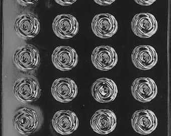 BITE SIZE ROSES Chocolate Candy Mold Craft Supply