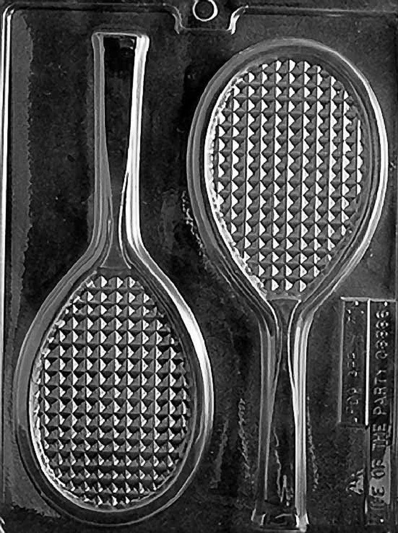 LARGE TENNIS RACQUET Chocolate Candy Mold Etsy