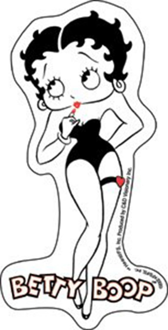 Betty boop cartoon sticker decal 5x3