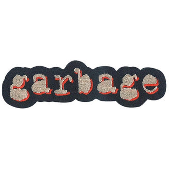 GARBAGE Band Logo Patch 4x1 Inch American Rock Band Embroidered Patch  Applique Craft Supply - Etsy