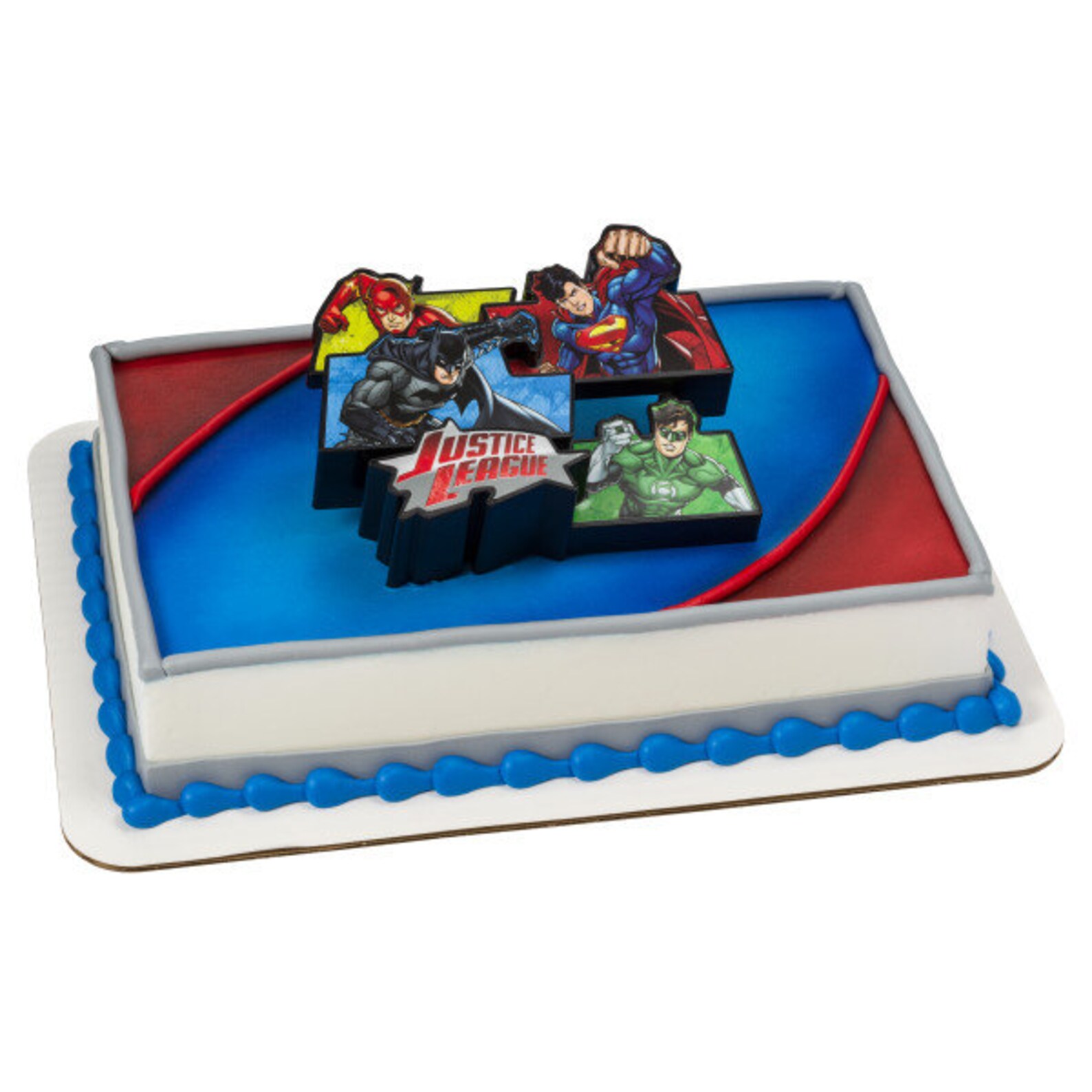 JUSTICE LEAGUE Cake Topper Justice for All Cake Decoration Etsy