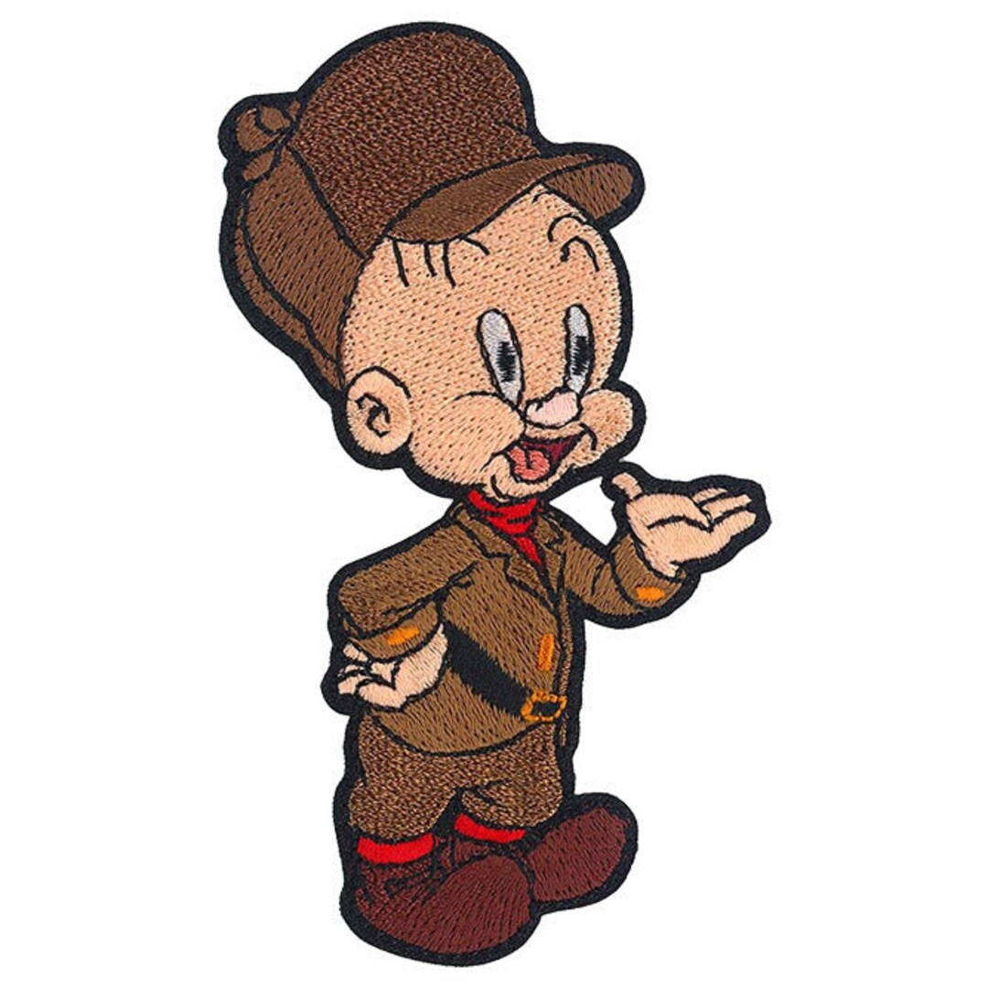 ELMER FUDD Patch 2.5x4 Inch Hunting Wabbits Bugs Bunny Looney Tunes