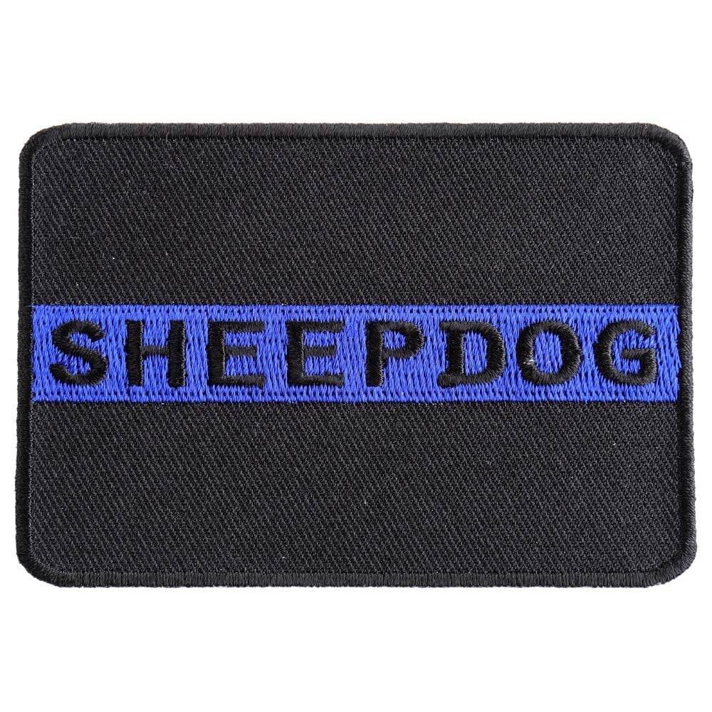 SHEEPDOG Thin Blue Line Police Law Enforcement Sheriff Patch Etsy