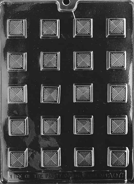 Traditional Square Candy Mold