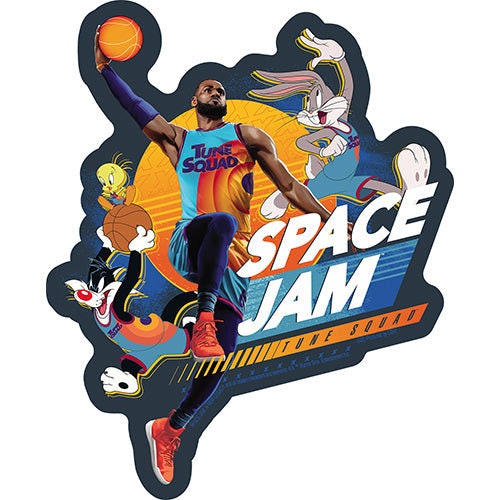 Download Cool Space Jam Tweety Bird Dunking Lebron James Wallpaper