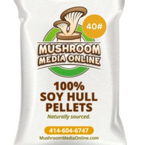 100% Soy Hull 10-240 Pounds (Free shipping - NO AK or HI) by Mushroom Media Online