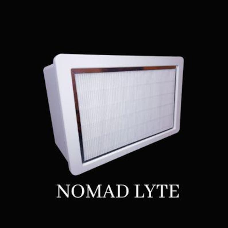 Lab Rat Model XS Nomad Lyte 10"x7" Flow Hood – Black Body with Custom Color Frame & Cover image 1