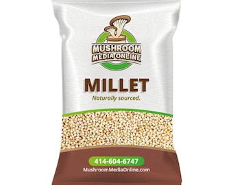 Proso Millet Grains - 10# to 240# by Mushroom Media Online