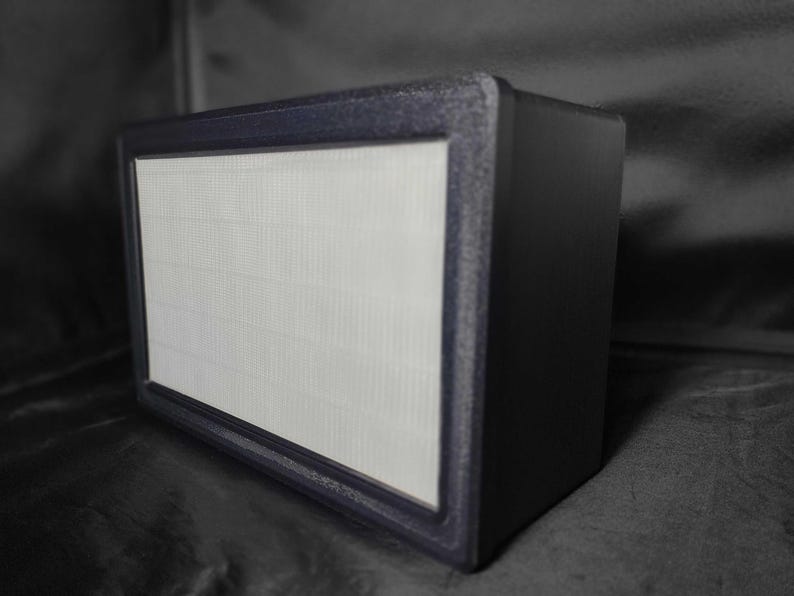 Lab Rat Model XS Nomad Lyte 10"x7" Flow Hood – Black Body with Custom Color Frame & Cover image 4