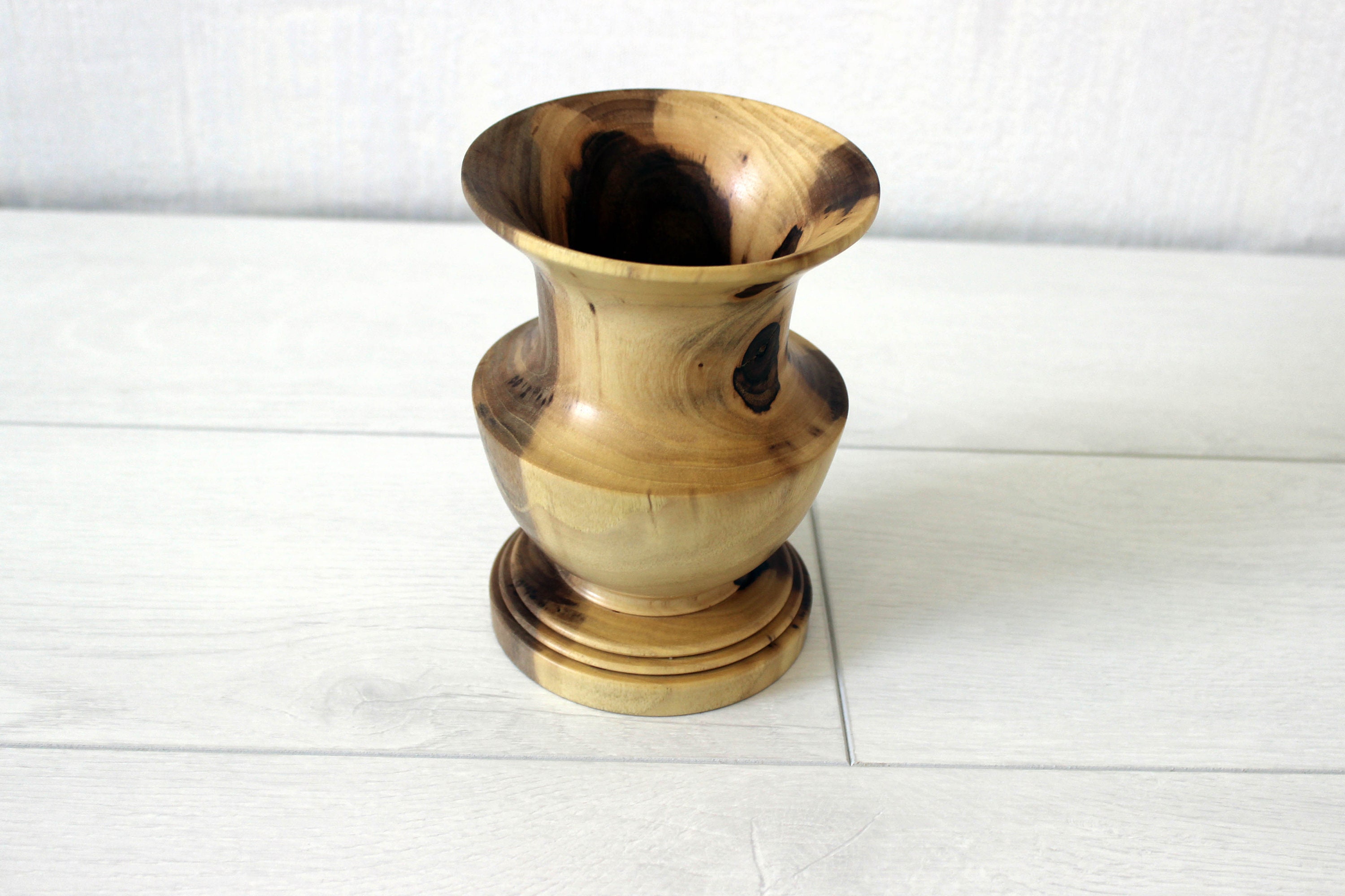 Wood bowl Wood vase Wooden turned bowls Etsy