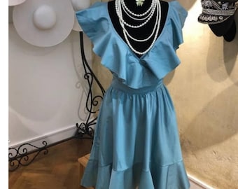 Black Casual Dress / Open Back Dress / Party Dress / Cowl Back Dress / Tea Length Dress / Stylish Dress / Meyouconcept