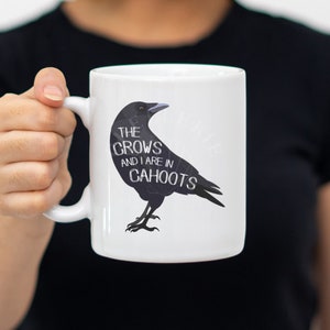 Crow Lover Mug, Corvid Mug, Crow Coffee Mugs, Gifts for Bird Lovers, Funny Coffee Mug, Crows and Ravens, Birdwatching Gift