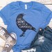Crow Friend T-Shirt, Corvid Tee, Unisex Shirts, Gifts for Bird Lovers, Cute Shirt, Crows and Ravens, Birdwatching Gift