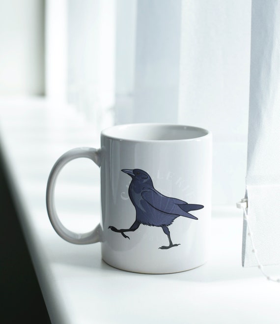 Crow Lover Mug, Corvid Mug, Crow Coffee Mugs, Gifts for Bird Lovers, Funny Coffee Mug, Crows and Ravens, Birdwatching Gift