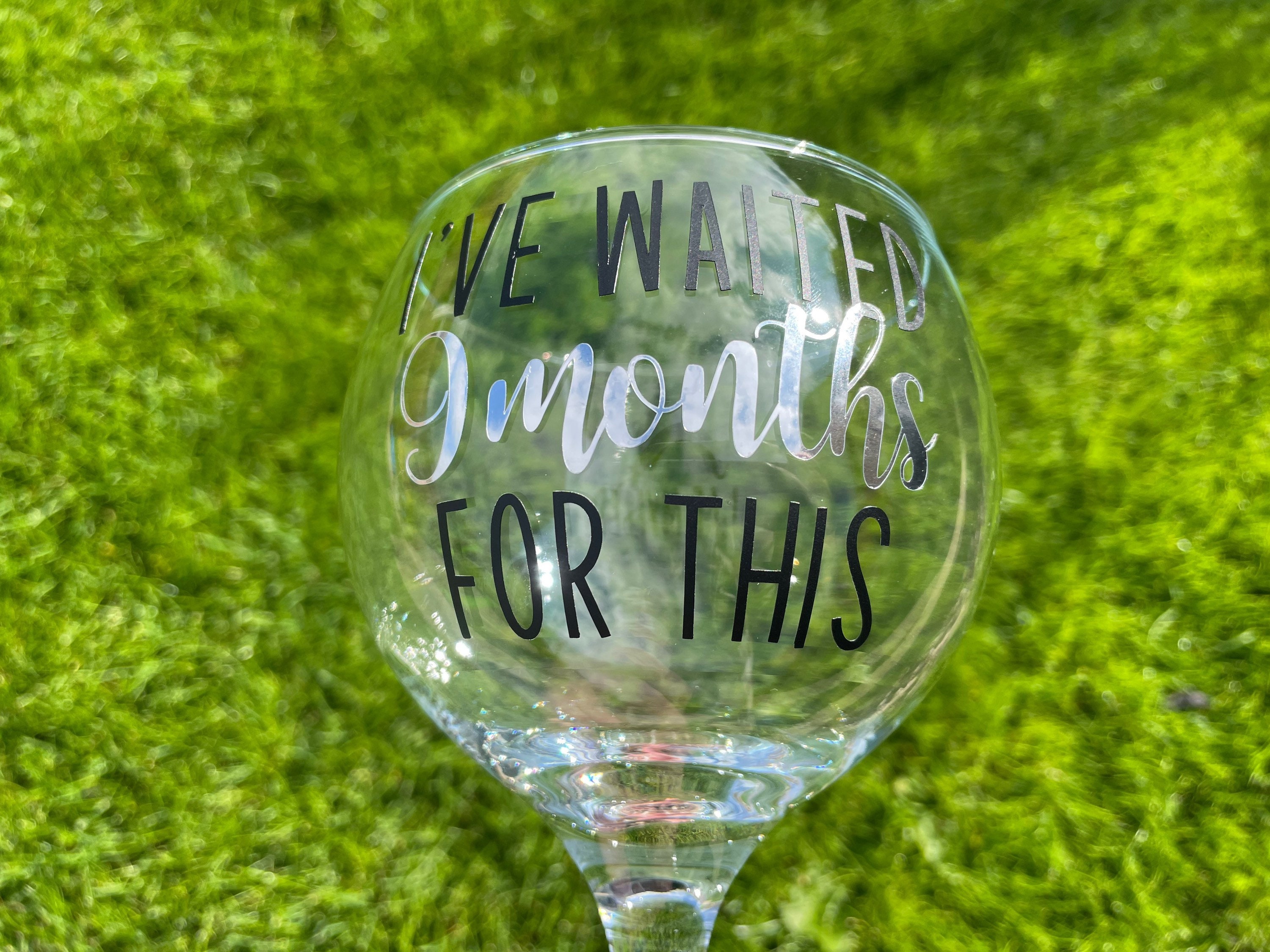 Pregnancy Gin Glass New Mum Gin Glass Baby Shower Gift Etsy UK