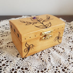 Kleine Schmuckschatulle - Amethyst