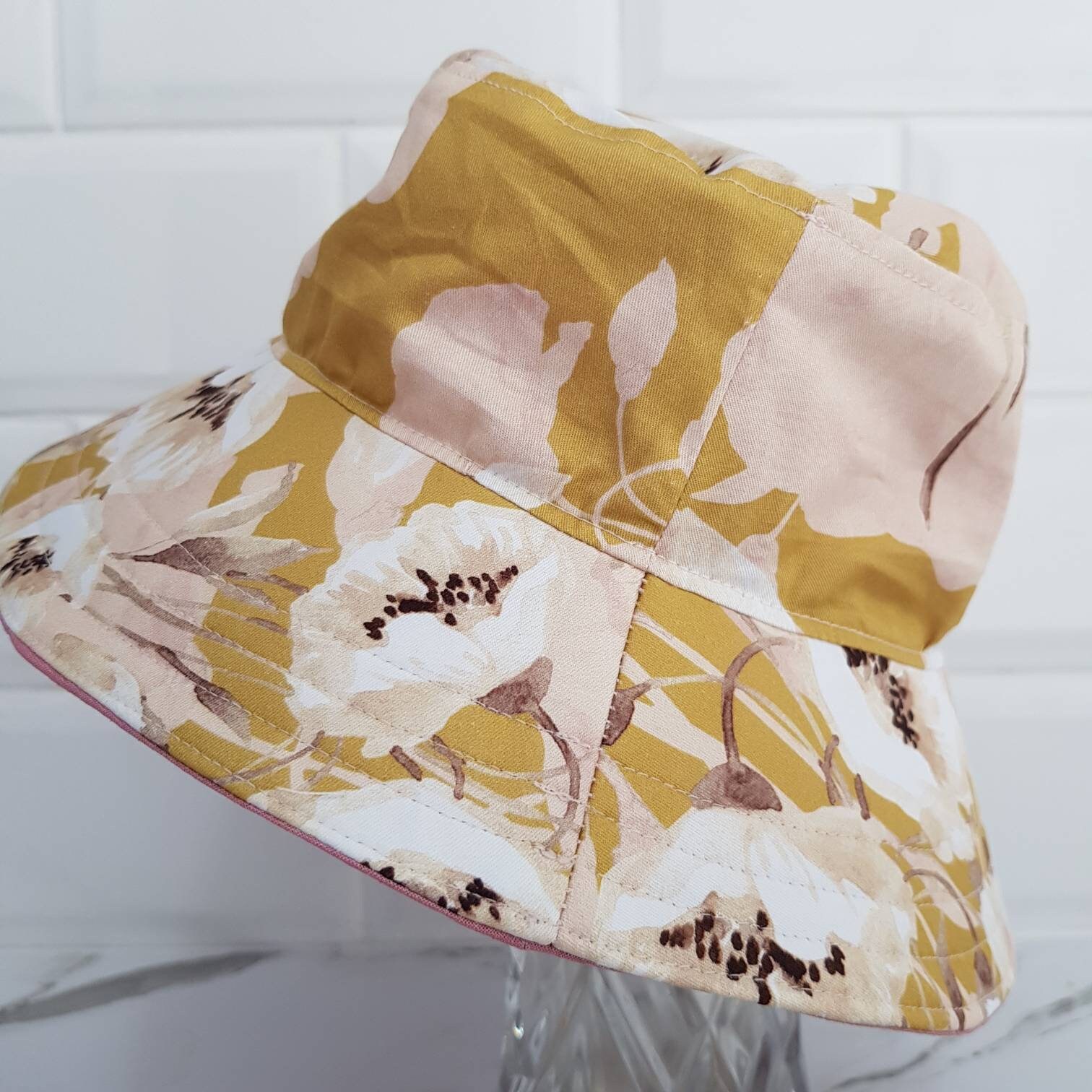 Medium girls reversible bucket hat Etsy