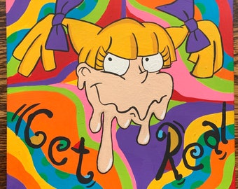 Trippy painting | Etsy