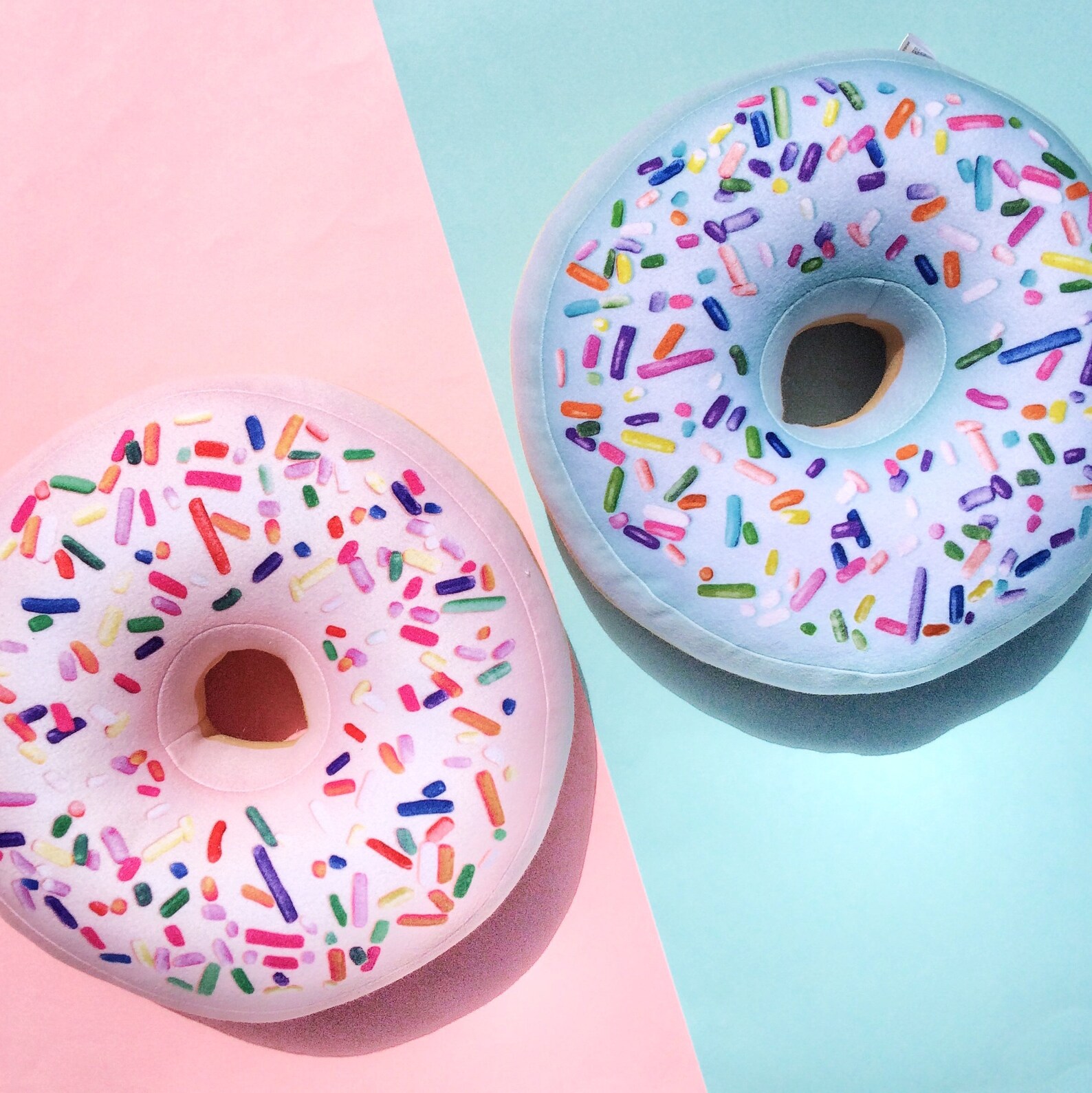 Big Donut Pillow / Doughnut Cushion / Food Pillow / Kids Room Etsy