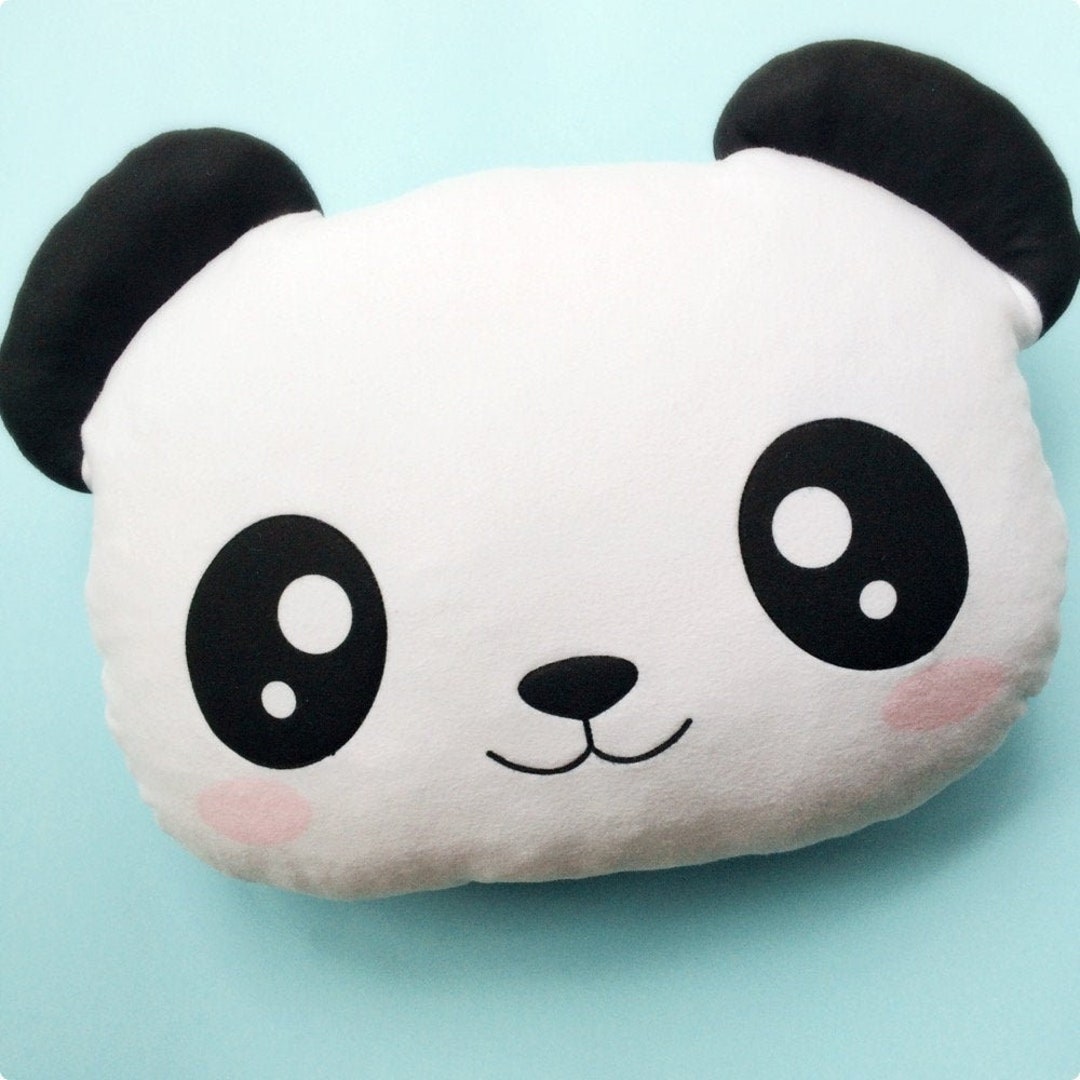 panda plush pillow