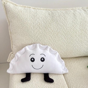 pierogi / Happy Pierogi pillow / cute pierogi / pierogi cushion / dumplings / pierogi gift / polish pierogi
