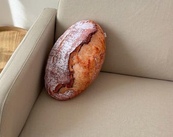 Bread pillow / loaf bread / food pillow / bread shaped pillow / funny pillow / bread cushion / plush bread / plush toy / junk food