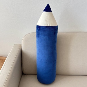 Crayon pillow / pencil shape pillow / kids pillow / Buntstiftkissen / pencil cushion / Large Crayon Pillow Plush / gift for kids