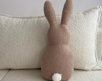 Boucle Bunny pillow beige / easter bunny / boucle bunny / rabbit cushion / easter pillow