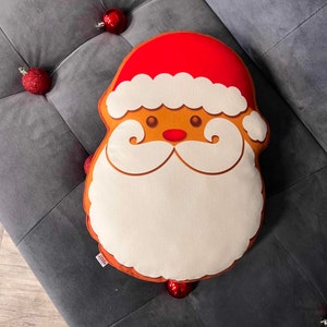 Santa Claus pillow / Santa cushion / christmas santa claus pillow / christmas decorative Santa Claus / Weihnachtsmann kissen