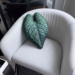 Anthurium Luxurians Pflanzenkissen/ Luxurians Kissen/ Blattkissen/ Pflanzenkissen/ Radicans/ Anthurium Kissen