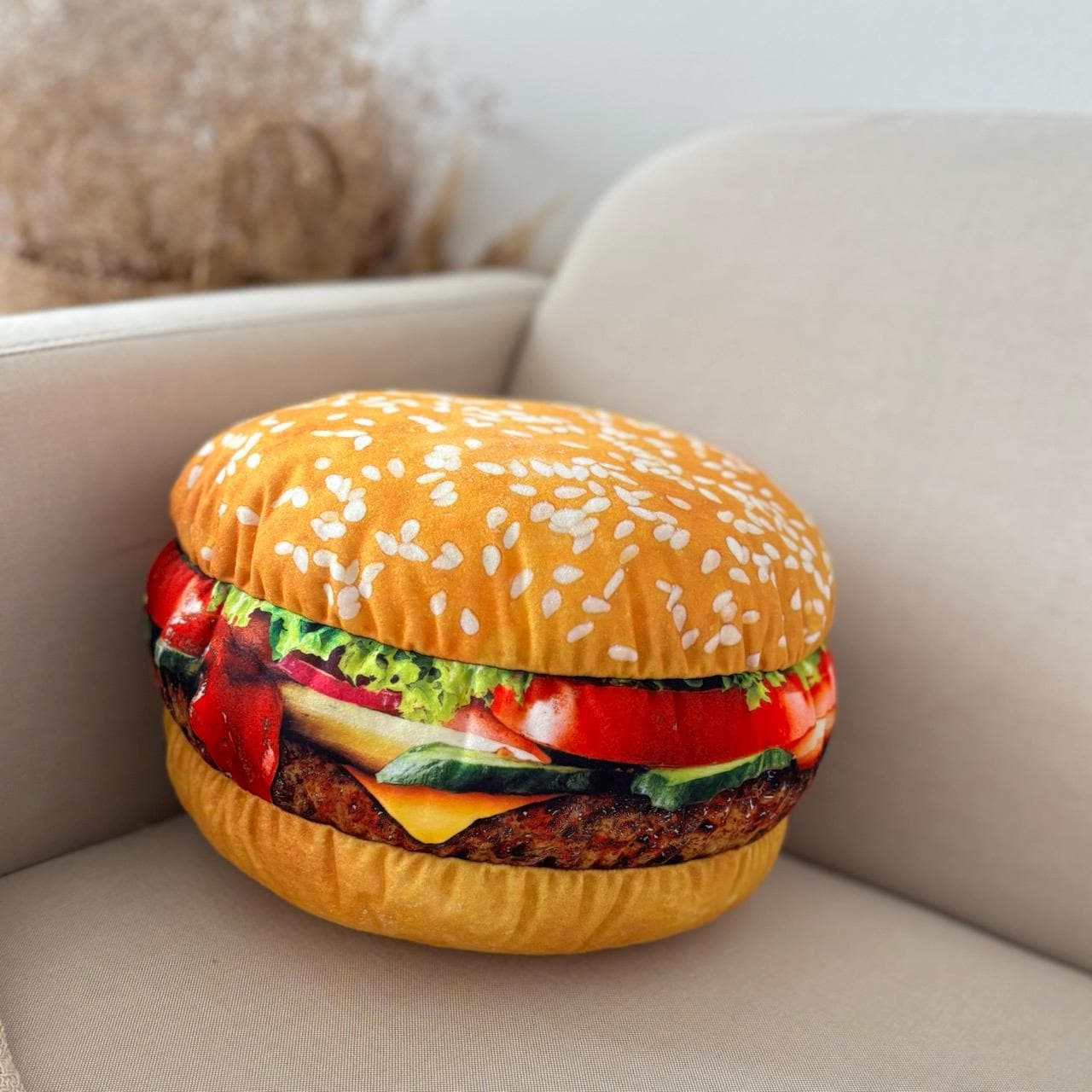 Hamburger Pillow, 3D Food Cushion, Funny Food Gift - Etsy