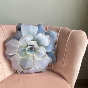 Sukkulenten Kissen / Echeveria Kissen / Pflanzenförmige Kissen / Sukkulenten Kissen / Kaktus Kissen / Sukkulenten Liebhaber / pflanzenförmiges Kissen