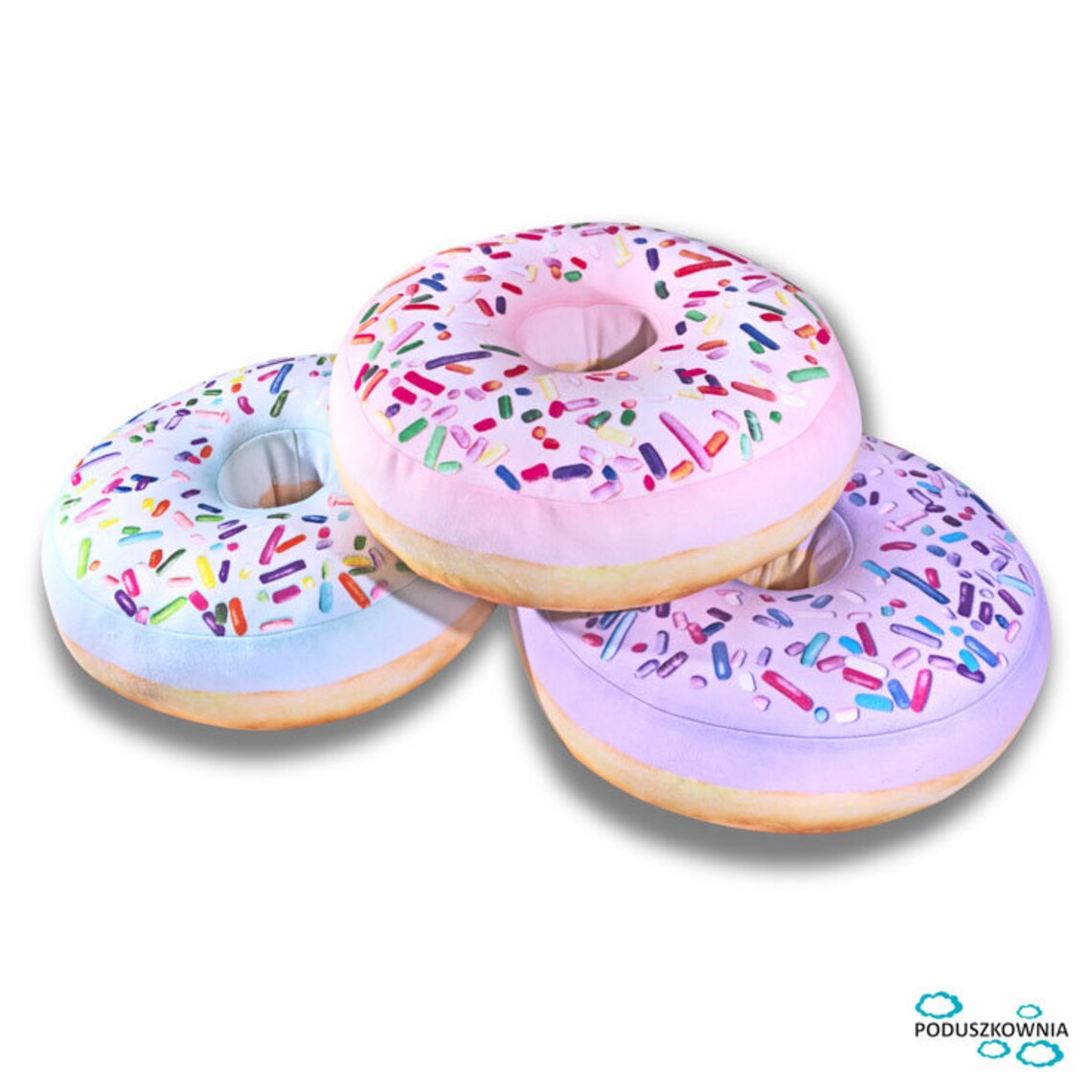 Donut Pillow / Giant Donut / purple Berry pastel donut / Big Etsy