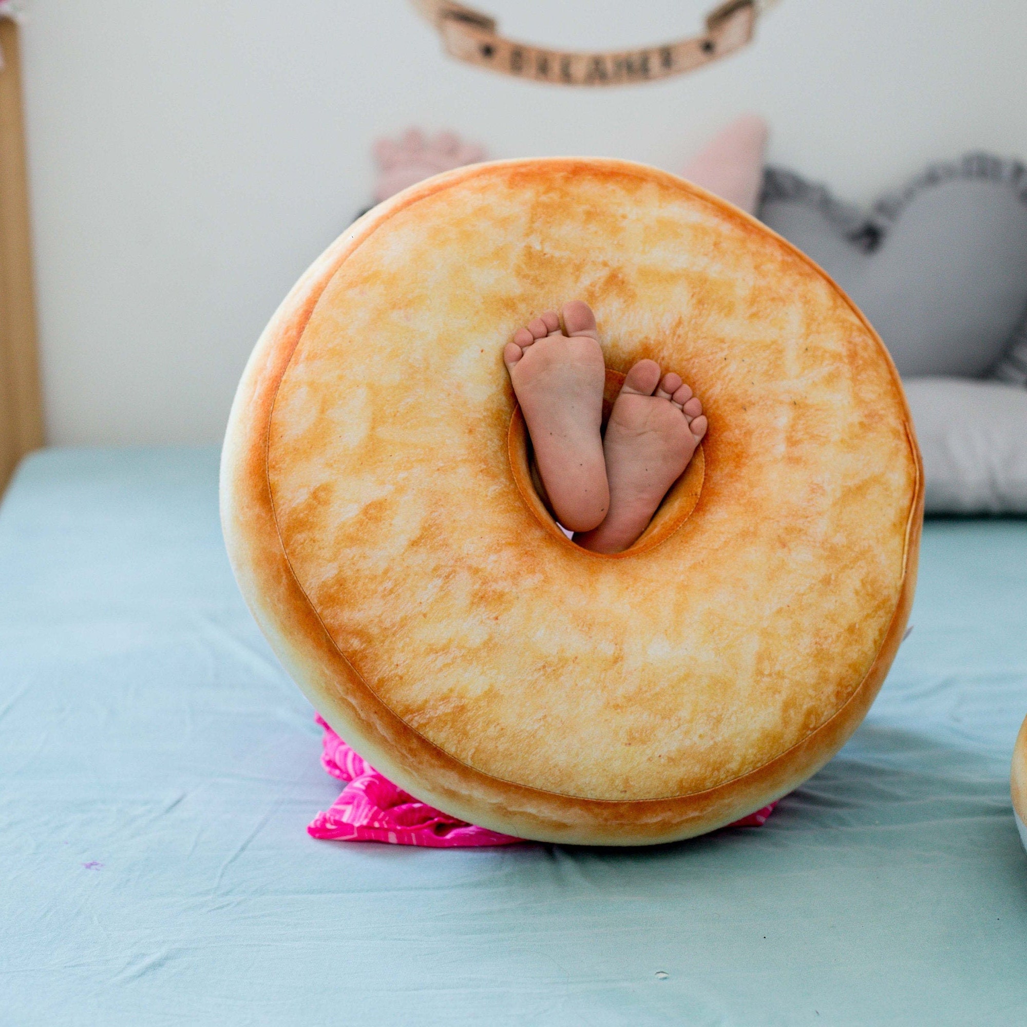 Donut Pillow, Giant Chocolate donut, Donut decor pillow, Donut cushion –  Enjoy Pillows