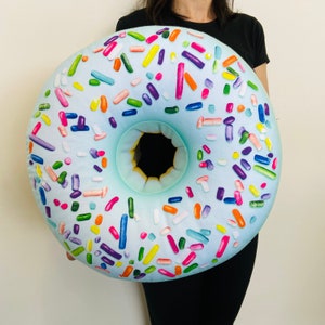 big Donut Pillow  / Doughnut Cushion / Food Pillow / Kids room / toy pillow / donut seat pillow