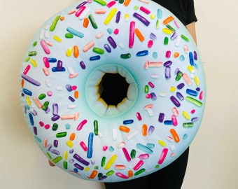 big Donut Pillow  / Doughnut Cushion / Food Pillow / Kids room / toy pillow / donut seat pillow