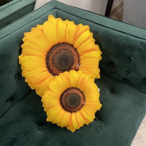 sunflower pillow