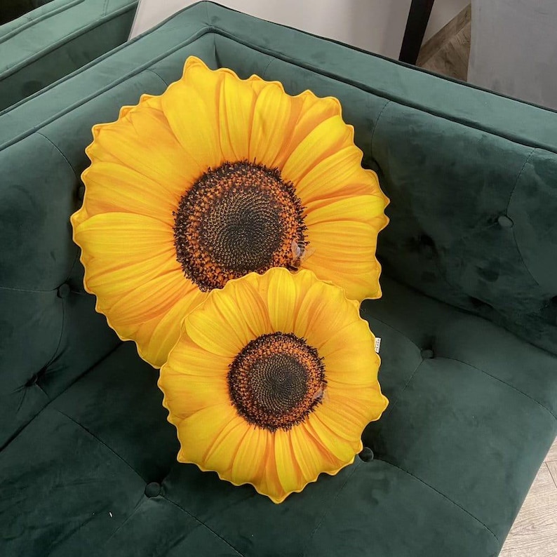 sunflower pillow