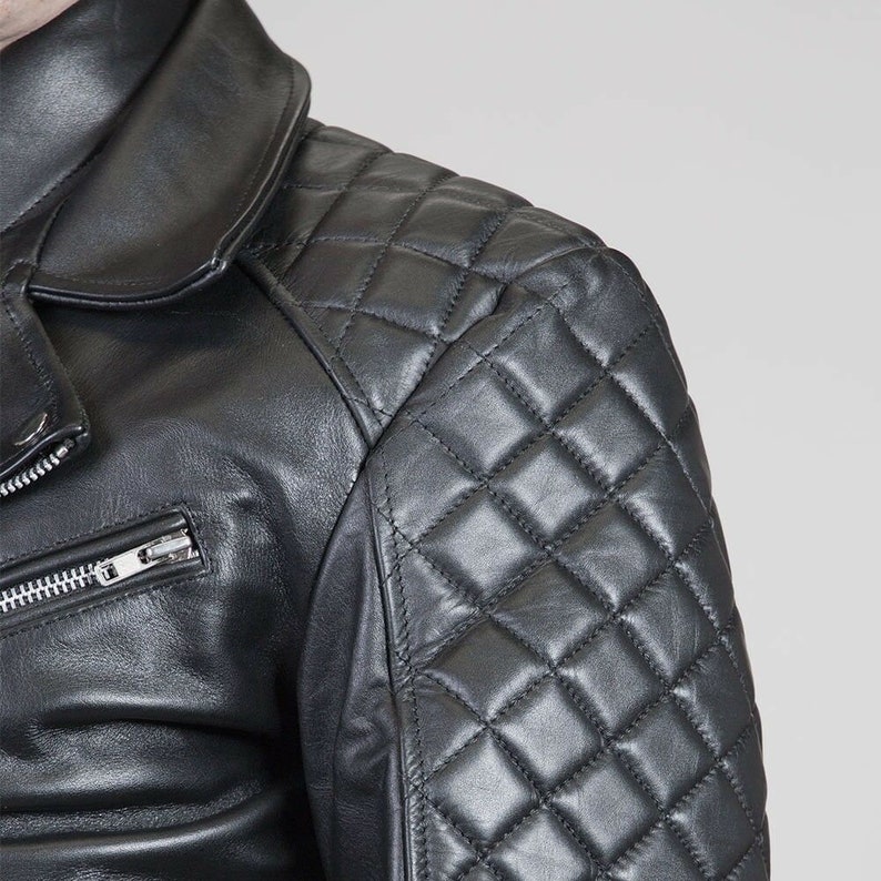 Designer genuine leather Handmade Man LGBT Leather Jacket Guaranteed delivery within 4 working days after dispatch