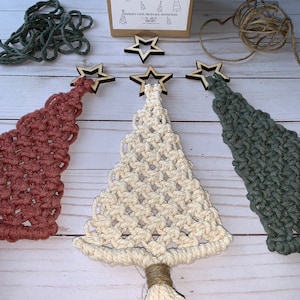 Macramé Christmas Tree DIY Kit | DIY Macramé | Christmas Craft Kit | Boho Christmas Decor | Christmas Wall Decor | Small Business Saturday