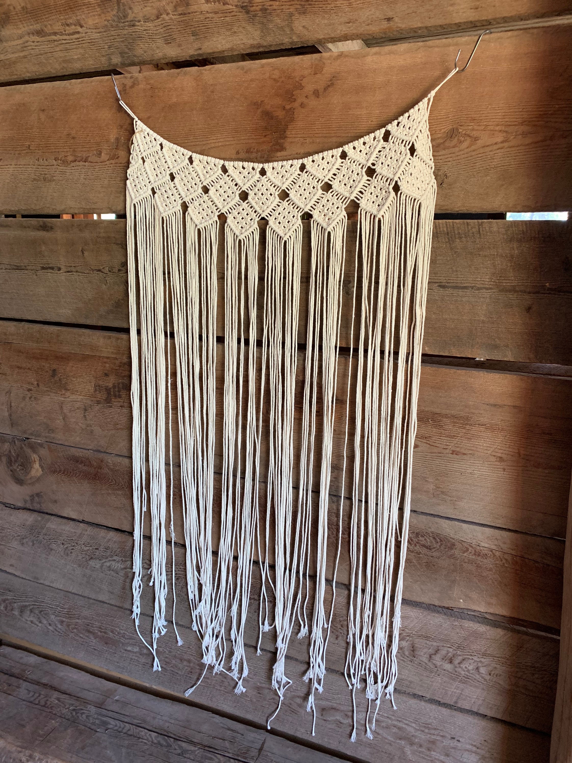 Macrame Banner Macrame Wedding Decor Boho Wedding Decor Etsy
