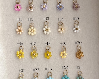 Kwiatowy wisiorek: Naszyjnik, bransoletka, kolczyki DIY