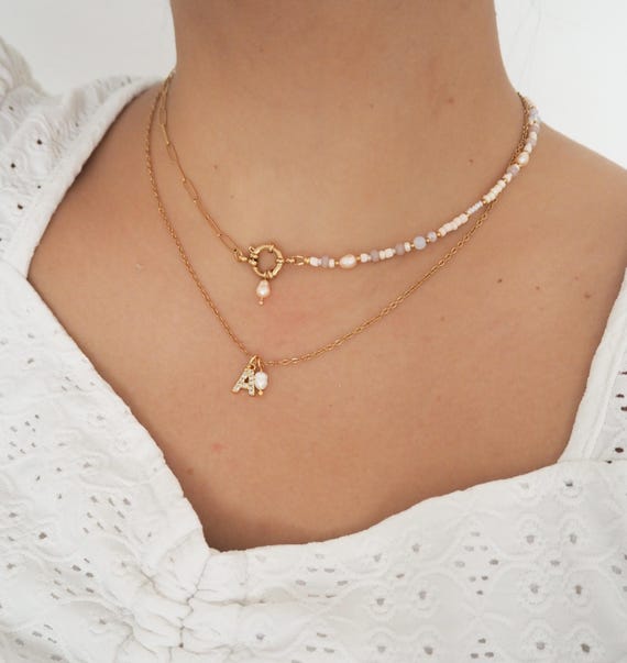 Charm Pendentif Avec Perle Rose - Bijou Neuf Sans Emballage D'origine