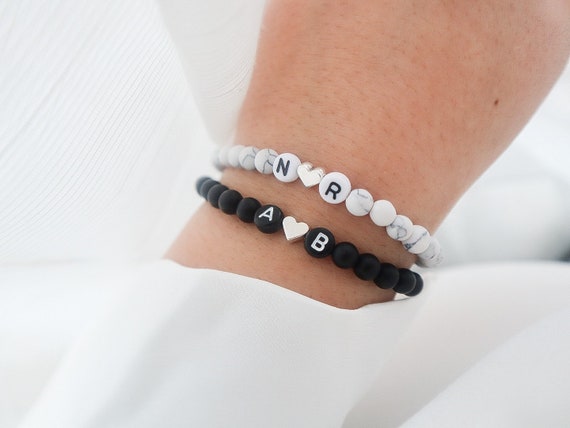 Partner bracelets, Personalized Bracelet, Love Bracelets With Pearls, Individual Jewelry For Men and Women
