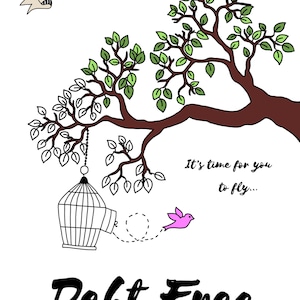 Debt Free Tracker - Time To Fly Debt Free | 100 segments